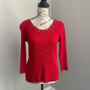 By R.Q.T. Ladies sweater top.                  Bag 37